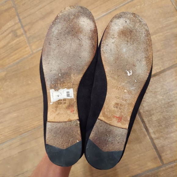 Vince black suede flats - Picture 2 of 2